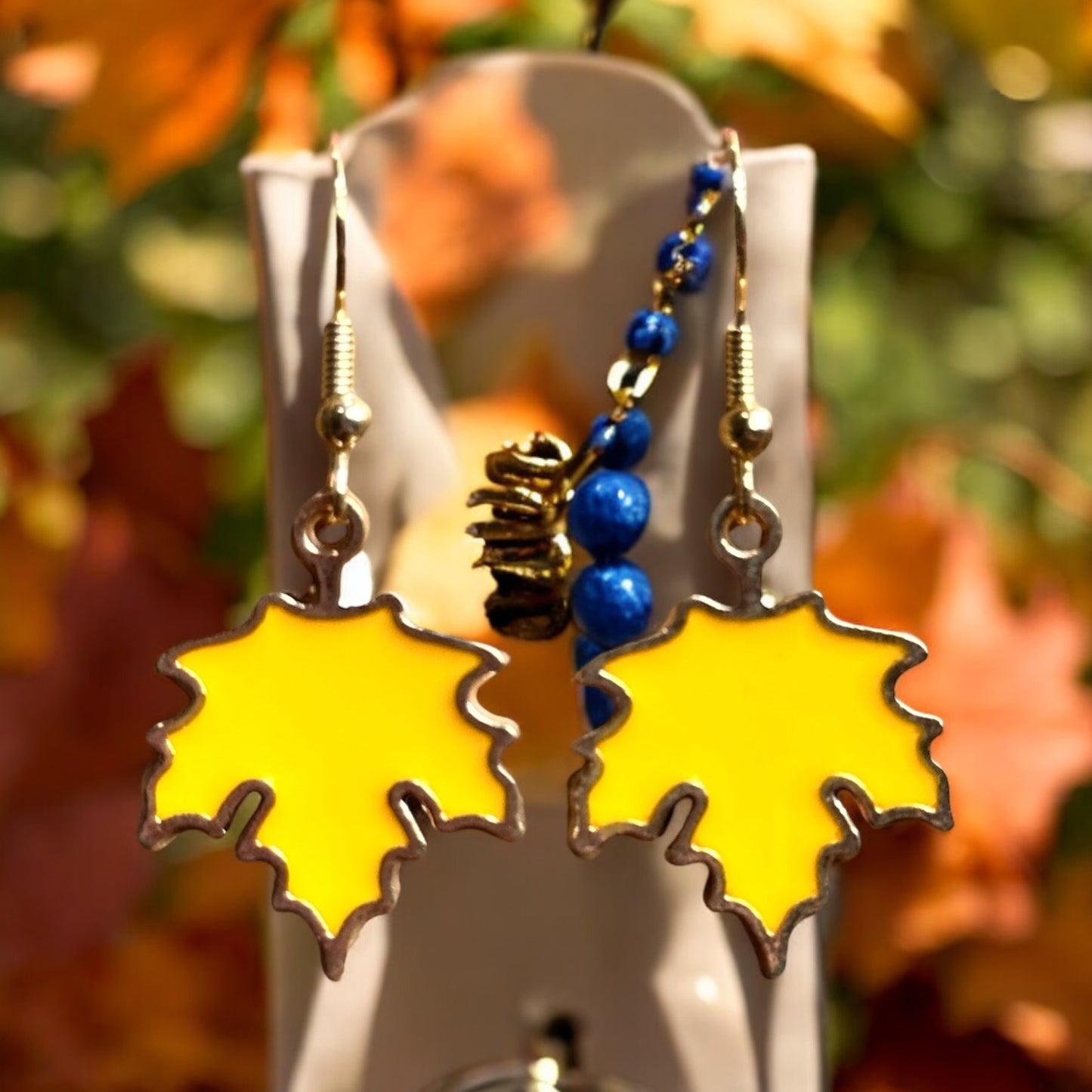 Maple Leaf Dangle Earrings