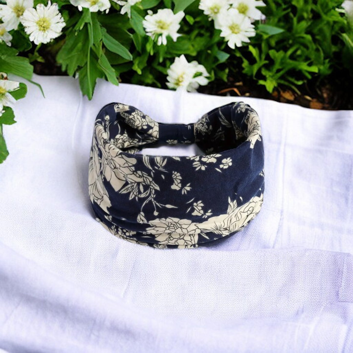 Rose Print Headband