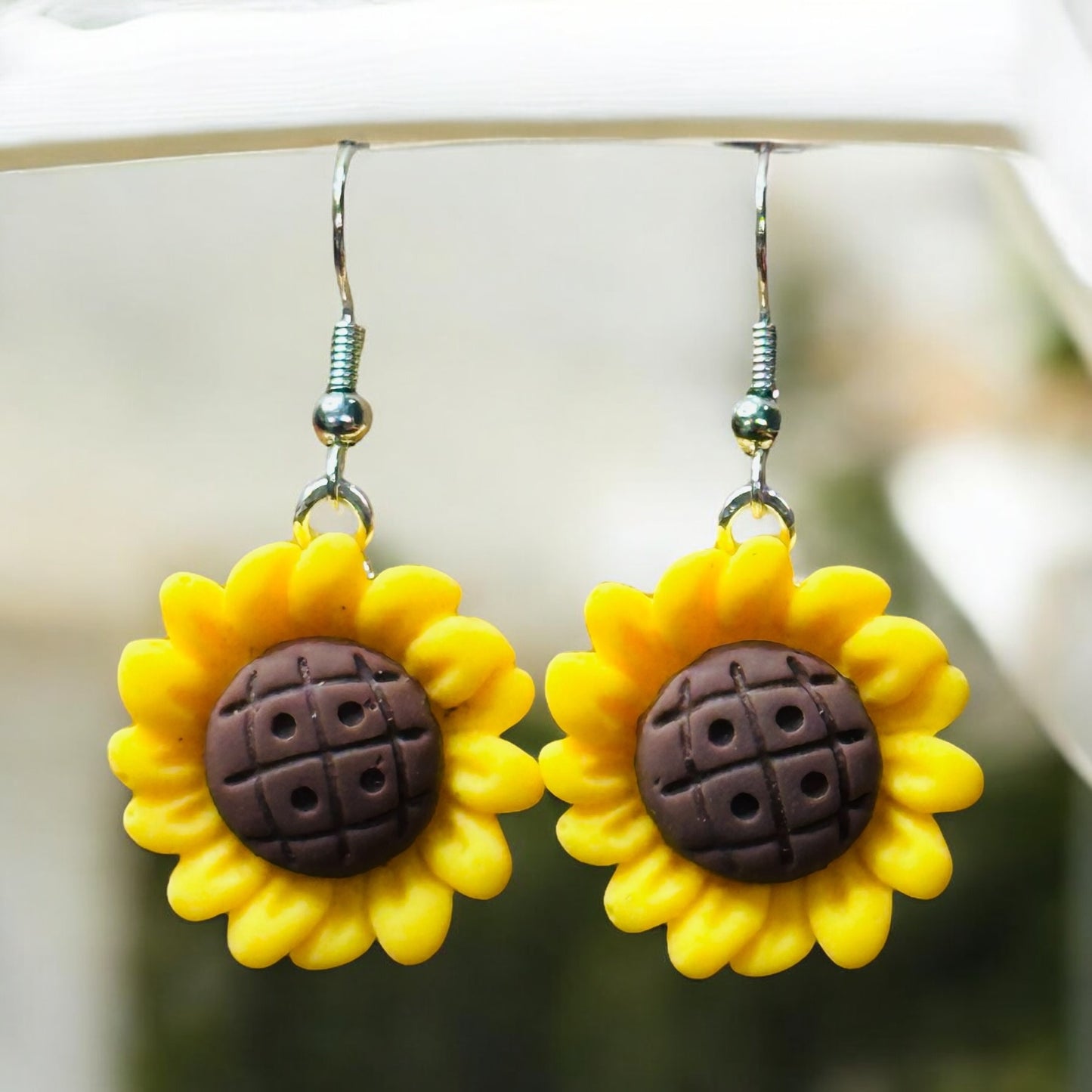 Chrysanthemum Dangle Earrings