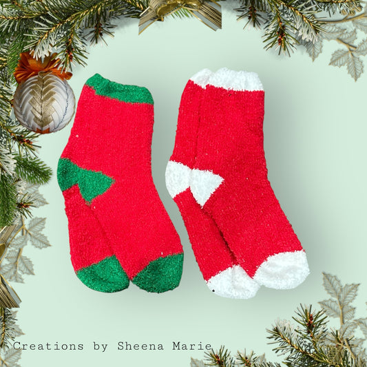 Women’s Comfy Plush Christmas Socks