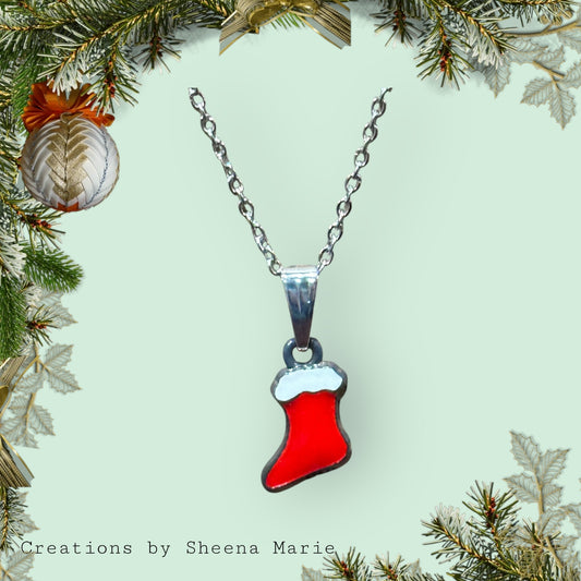 Christmas Stocking Necklace