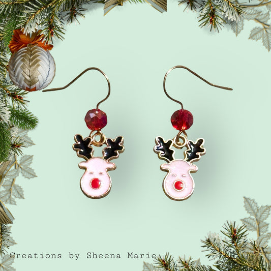 Reindeer Dangle Earrings