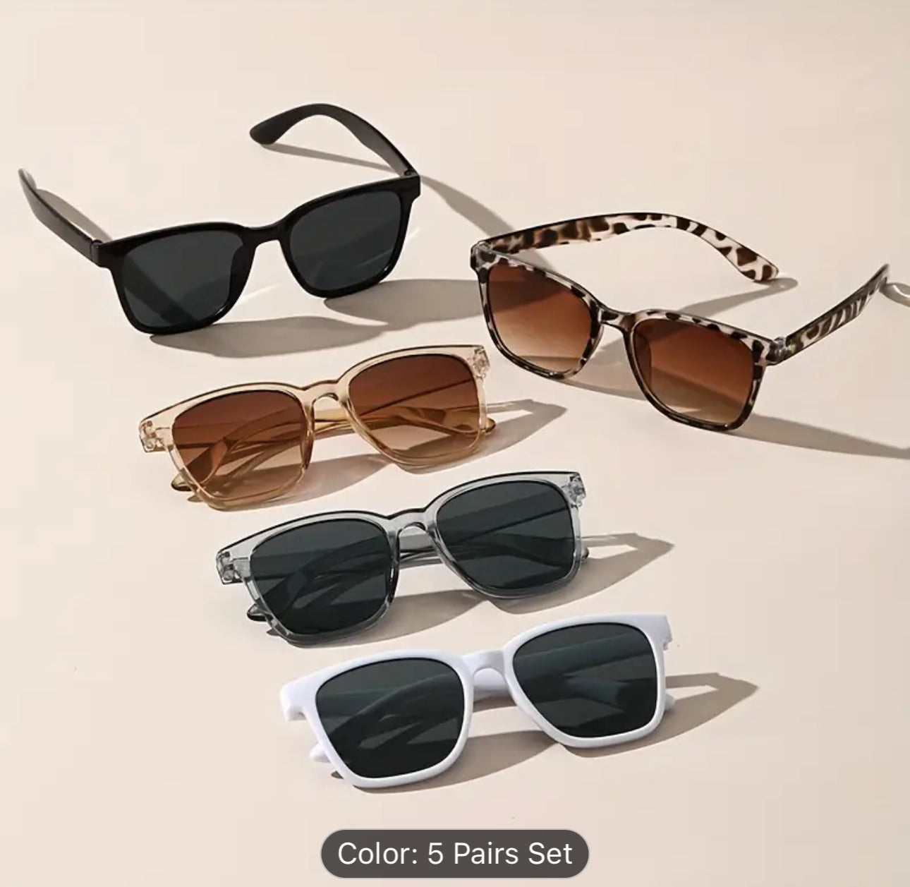 Retro Square Sunglasses