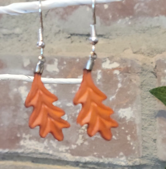 Fall Leaf Dangle Earrings