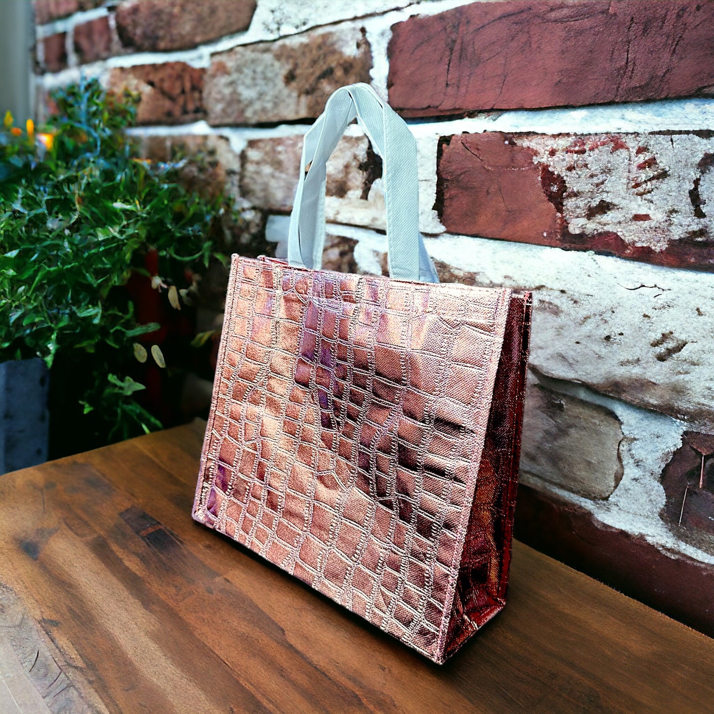 Reusable Rose Gold Shopping Bag (free with purchase of $14 or more)