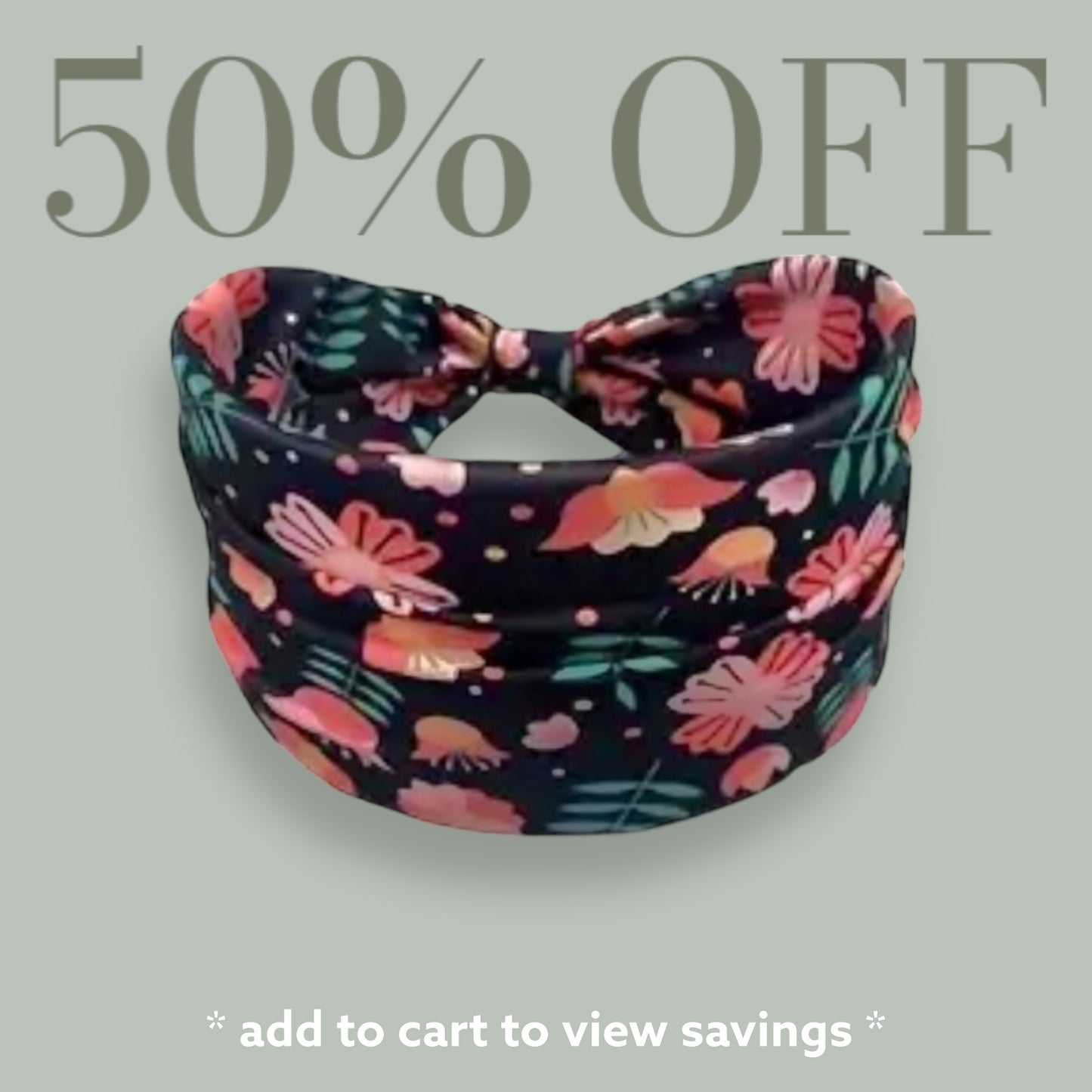 Vibrant Floral Stretch Headband