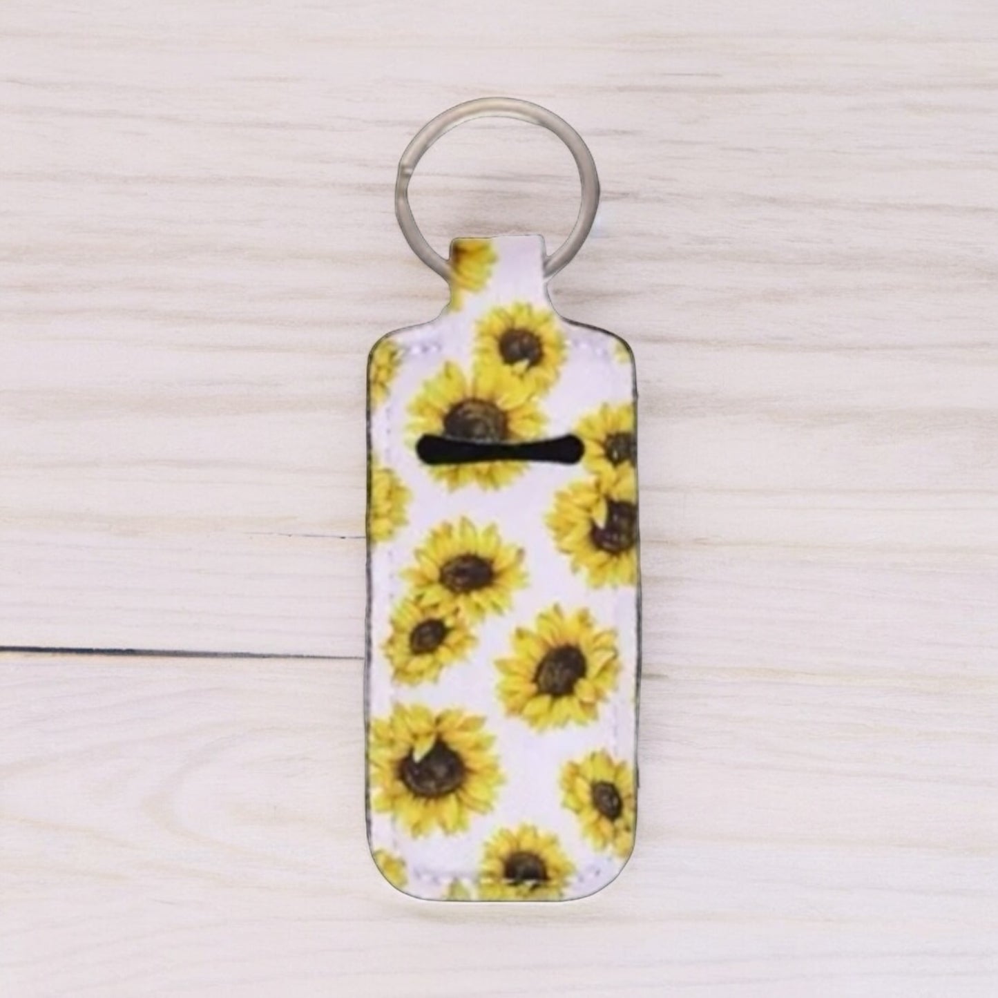 Boho Neoprene Lip Balm Holder Keychain