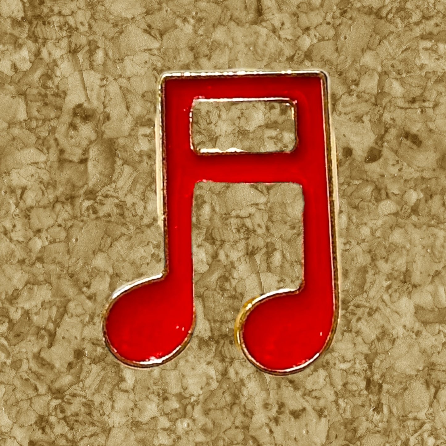 Music Note Enamel Pin