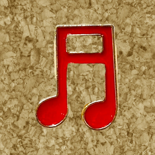 Music Note Enamel Pin