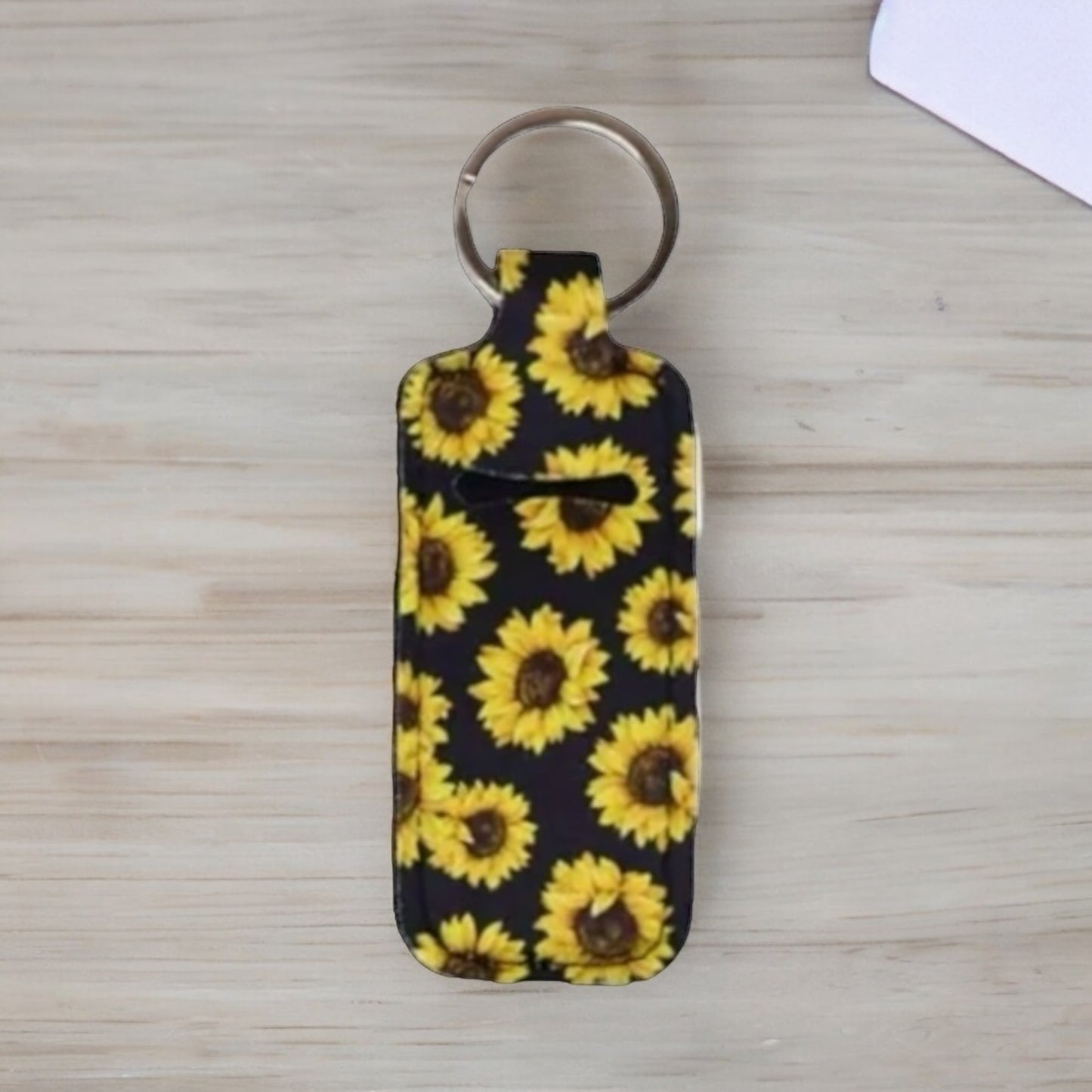 Boho Neoprene Lip Balm Holder Keychain