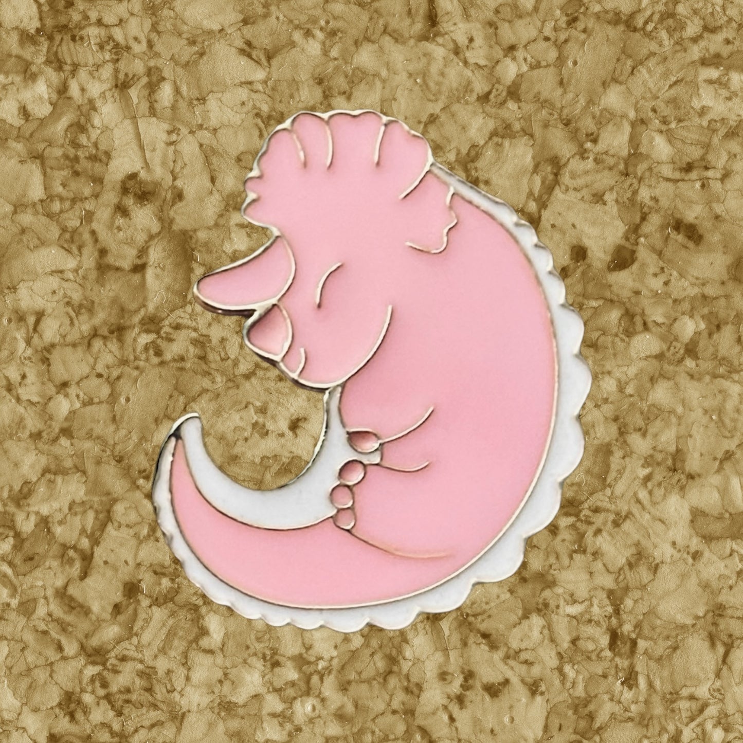 Triceratops Enamel Pin