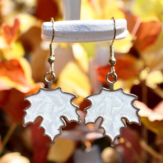 Maple Leaf Dangle Earrings