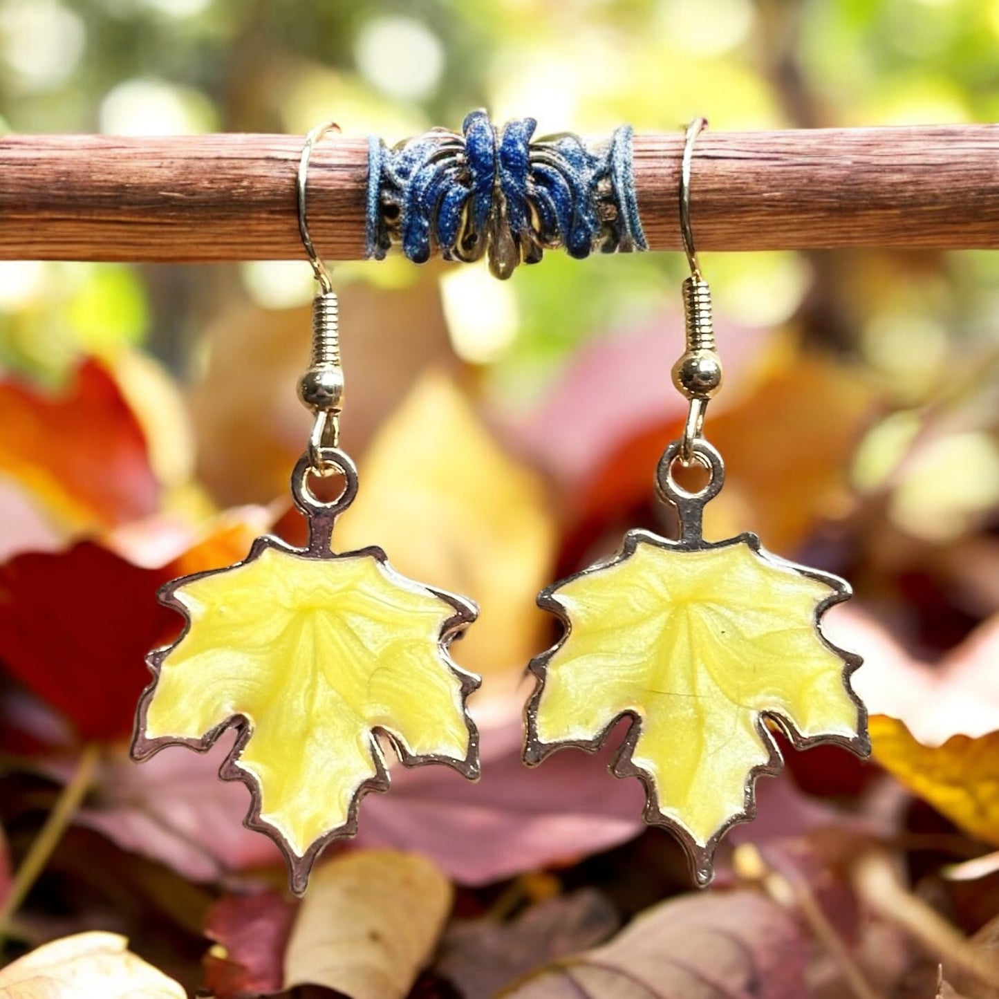 Maple Leaf Dangle Earrings