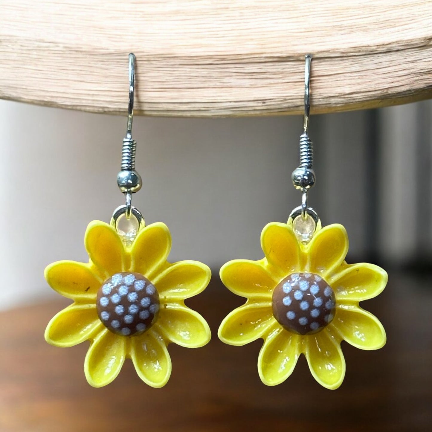 Chrysanthemum Dangle Earrings