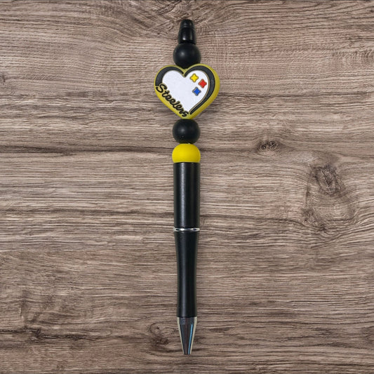 Steelers Beaded Pen by CBSM