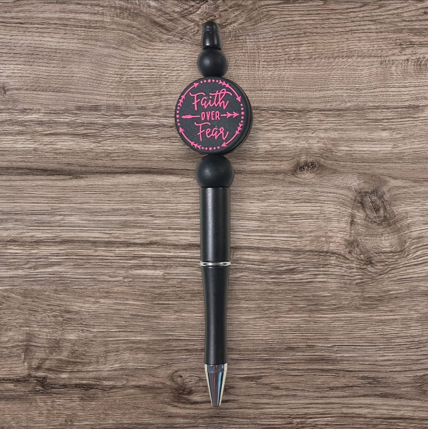 Faith Over Fear Beaded Pen by CBSM