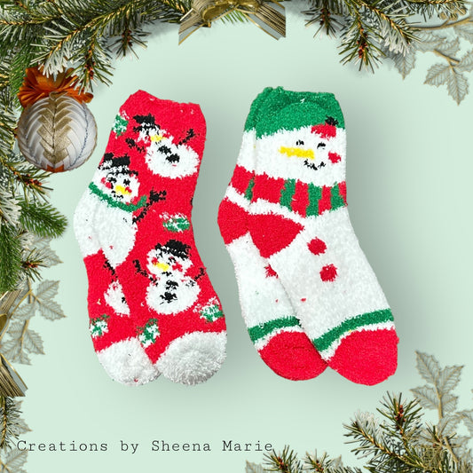 Women’s Comfy Plush Christmas Socks