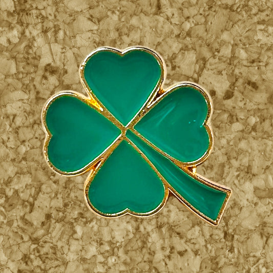 Four Leaf Clover Enamel Pin