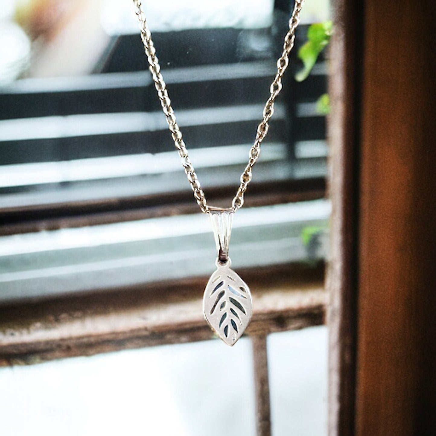 Leaf Charm Necklace