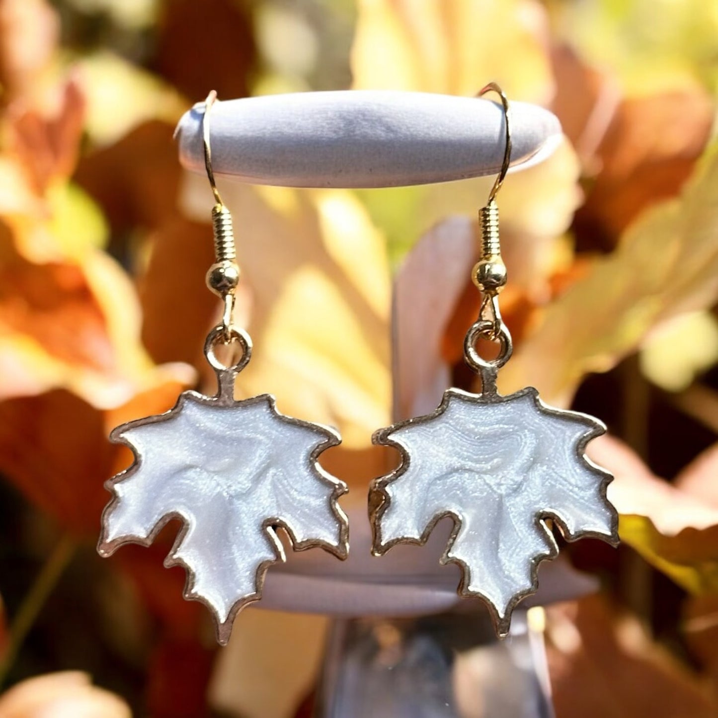 Maple Leaf Dangle Earrings