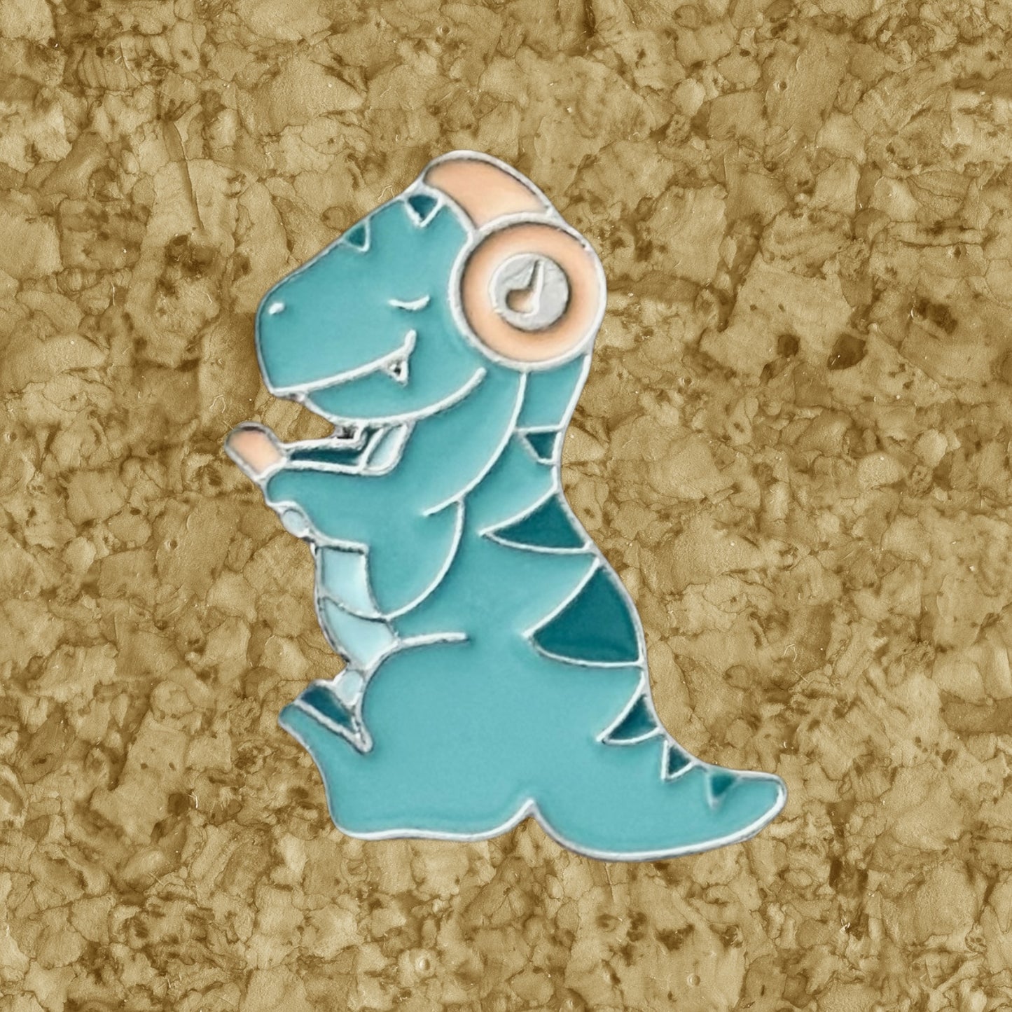 Dino Enamel Pin