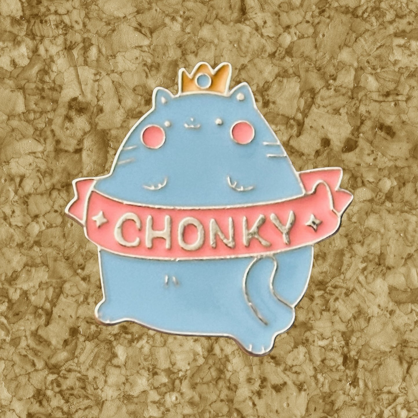 Chonky Cat Enamel Pin