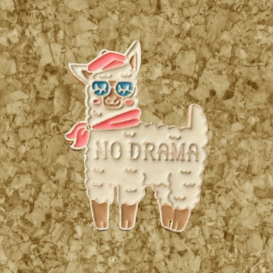 Drama Llama Enamel Pin