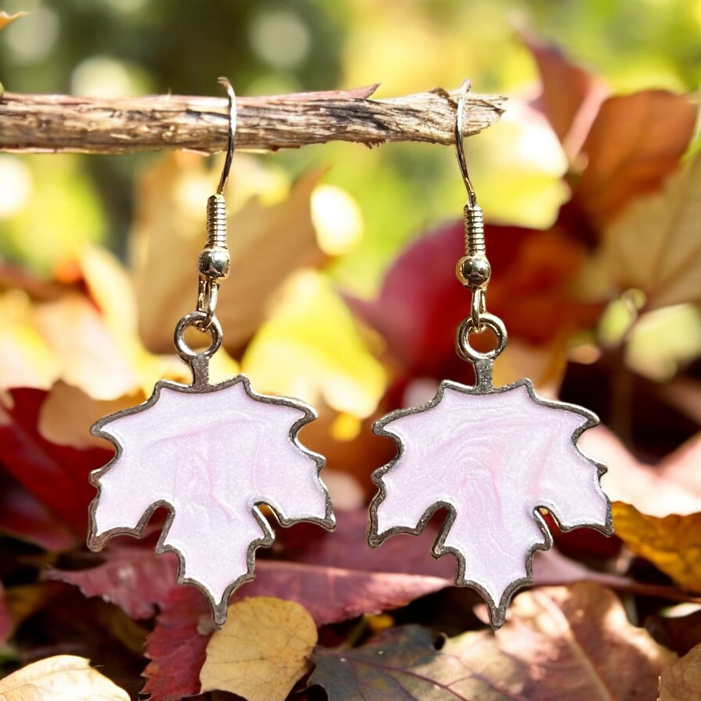 Maple Leaf Dangle Earrings