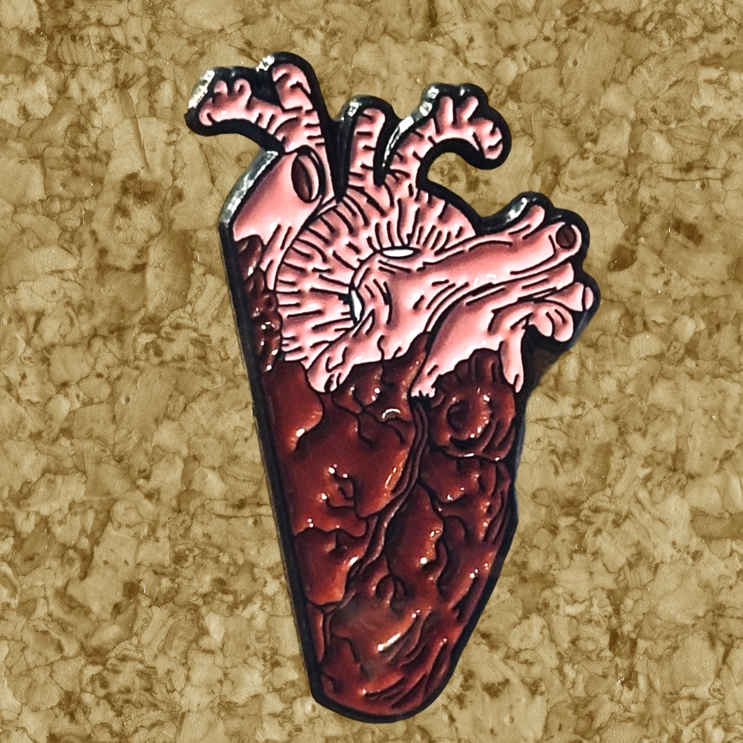 Anatomical Heart Enamel Pins