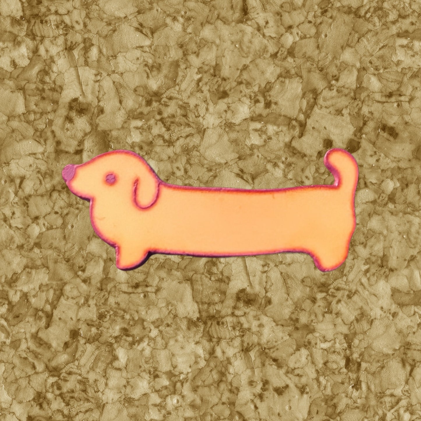 Weiner Dog Enamel Pin