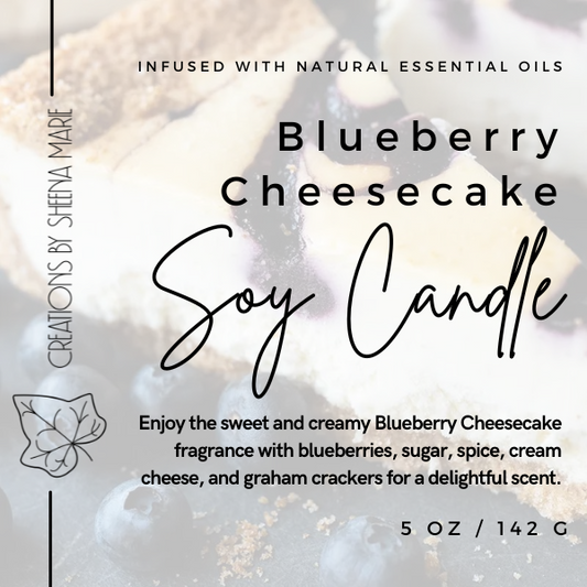 Blueberry Cheesecake Soy Candle