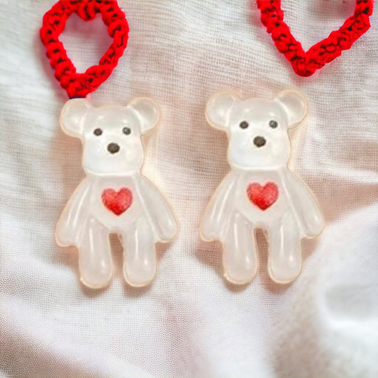 Little Bear of Love Embellishment Stud Earrings