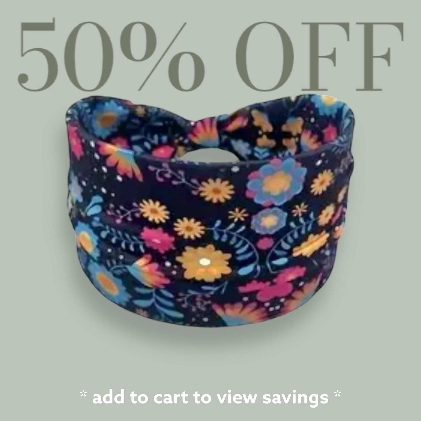 Vibrant Floral Stretch Headband