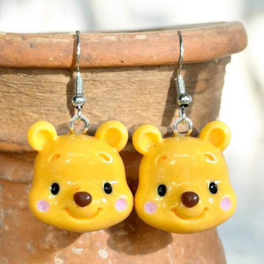 Large Character Dangle Earrings