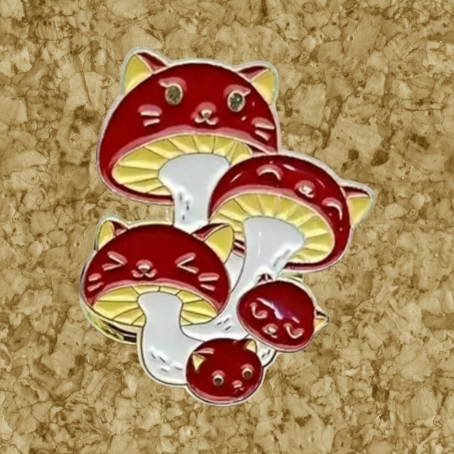 Mushroom Enamel Pins