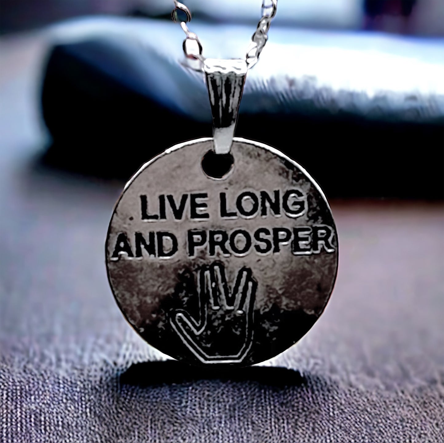 Live Long And Prosper Charm Necklace