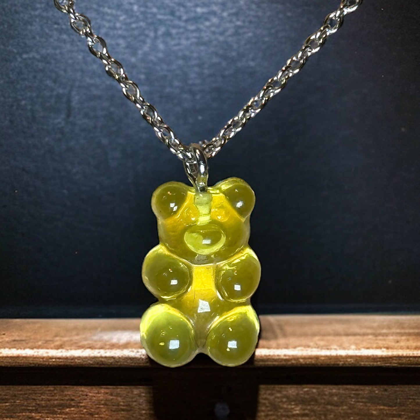 Gummy Candy Bear Charm Necklace