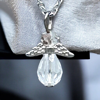 Angel Drop Charm Necklace
