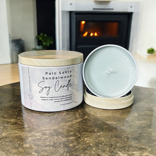 Palo Santo Sandalwood Soy Candle