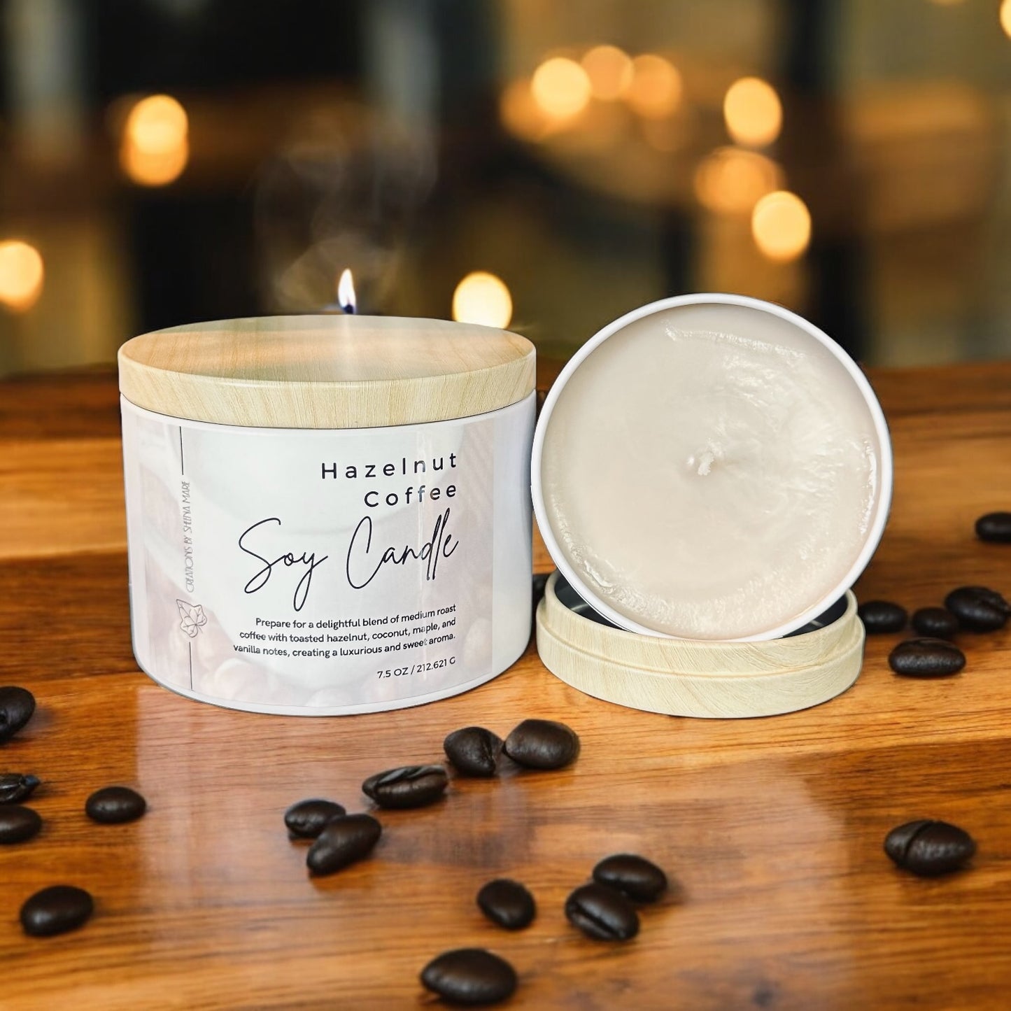 Hazelnut Coffee Soy Candle