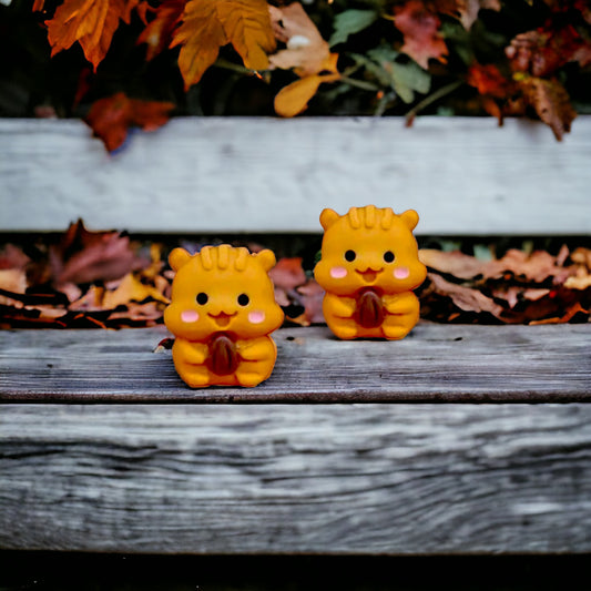 Squirrel Resin Embellishment Stud Earrings