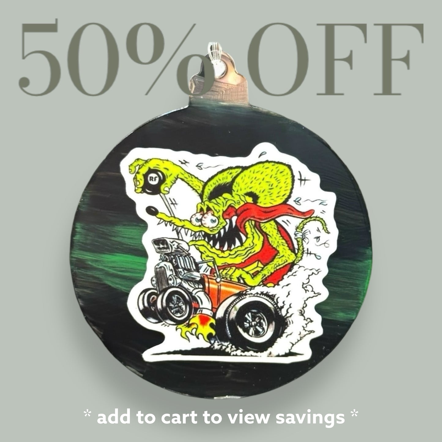 Rat Fink Ornament / Car Hanger by RLH Creative Design