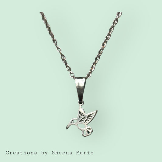 Hummingbird Charm Necklace