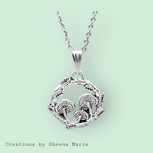 Mushroom Charm Necklace