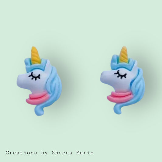 Unicorn Stud Earrings