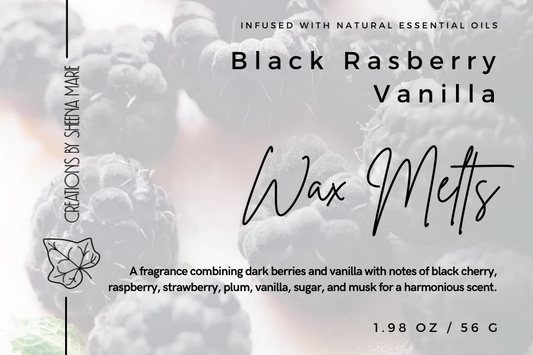 Black Rasberry Vanilla Wax Melt  Scoopies