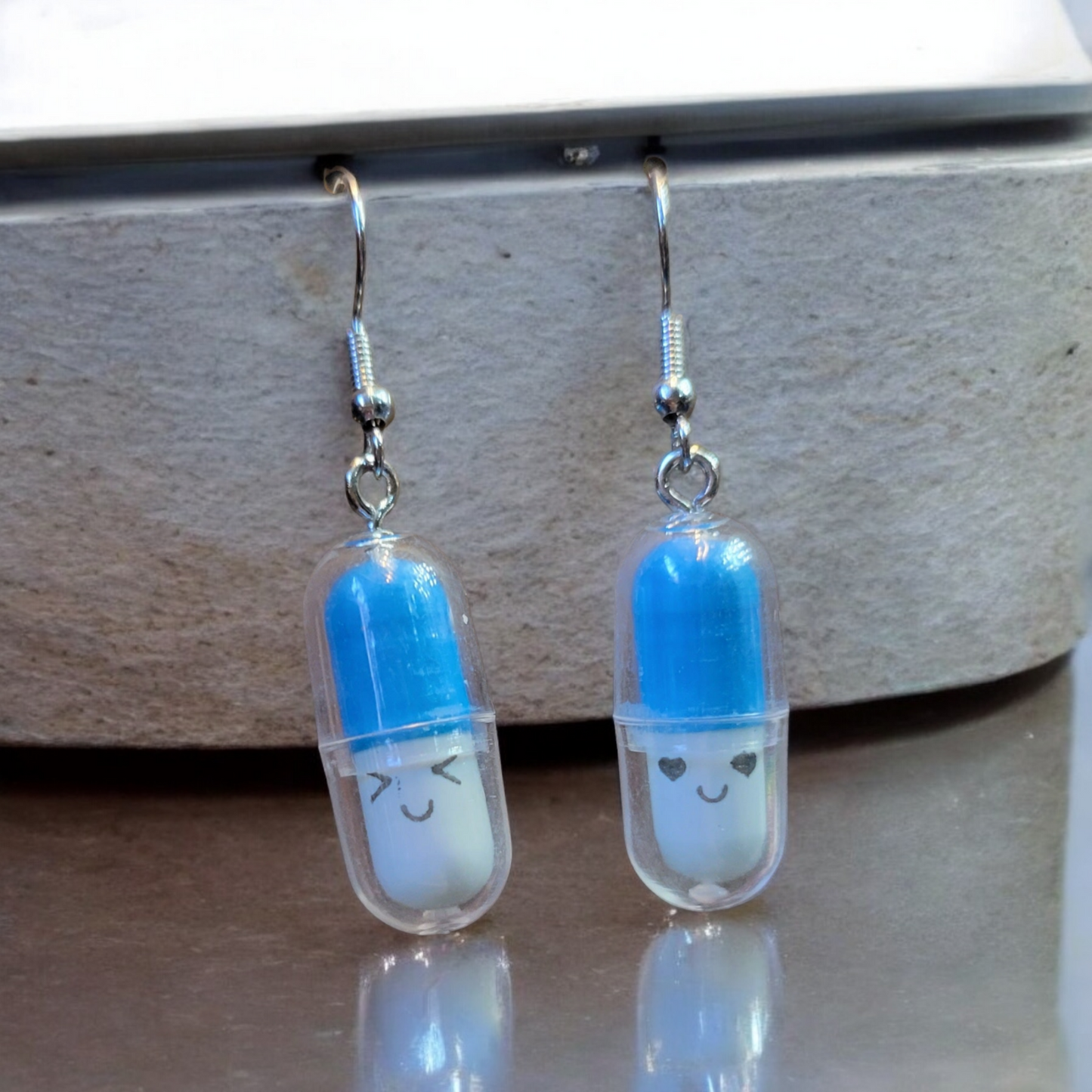 Chill Pill Dangle Earrings by RLH Creative Design