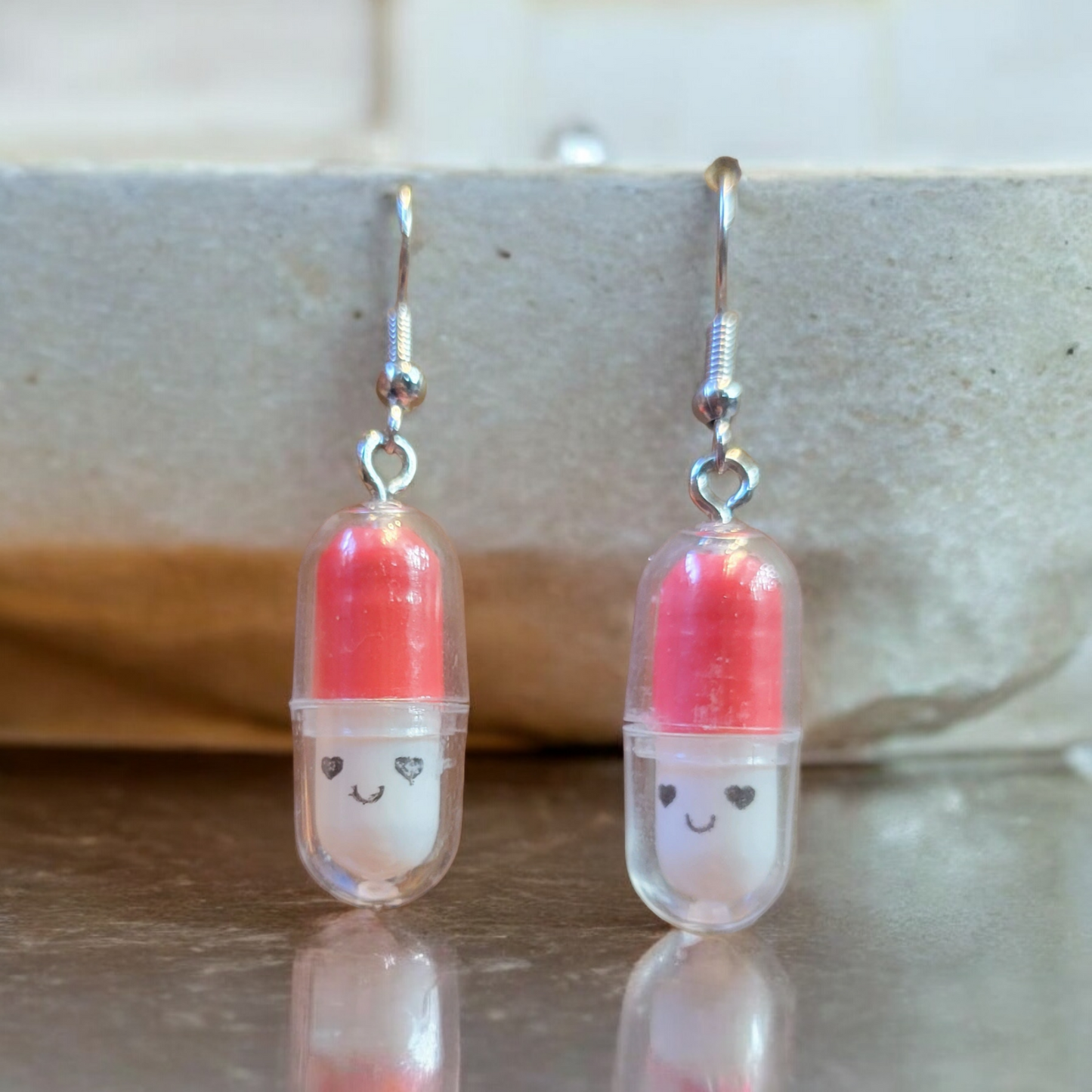 Chill Pill Dangle Earrings by RLH Creative Design