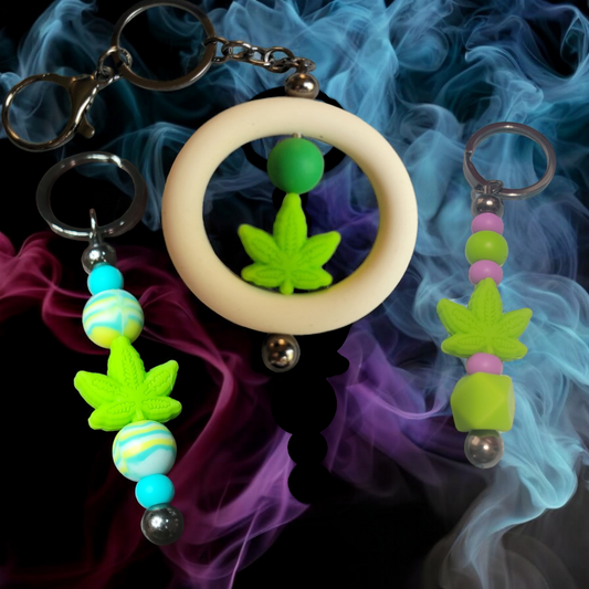 Mary Jane Silicone Beaded Keychain by RLH Creative Design