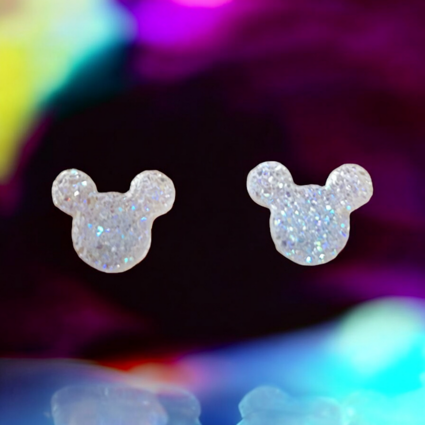 Mouse Head Stud Earrings